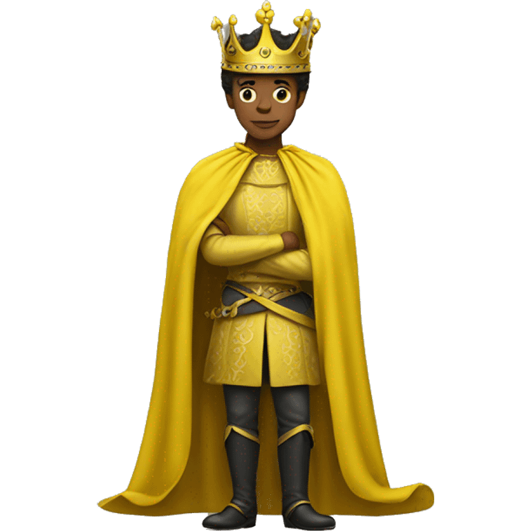 yellow standing prince emoji