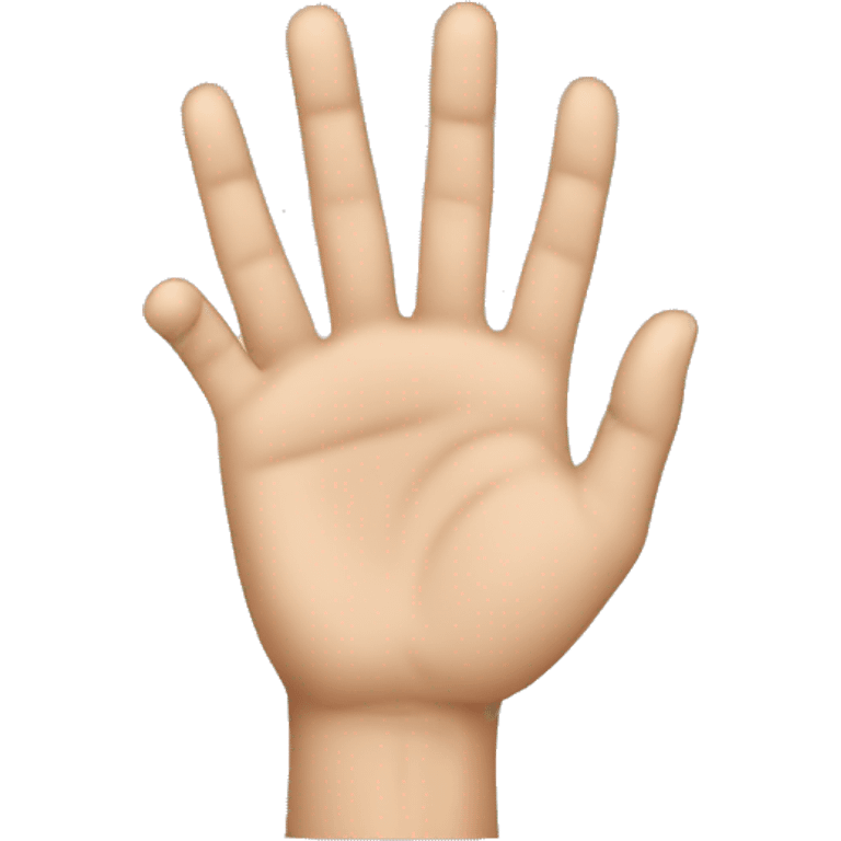 Backside of a hand emoji