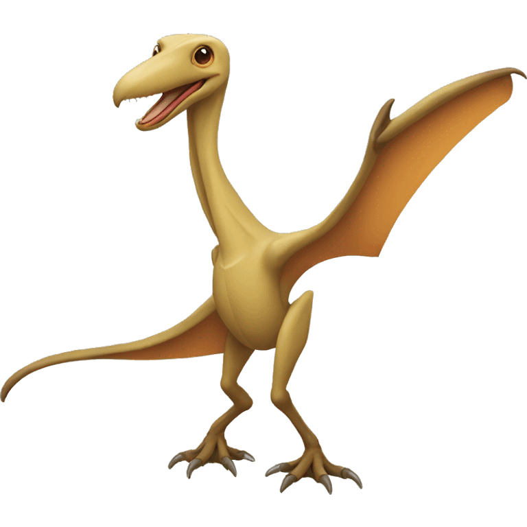 pterodactyl with hands and two legs emoji