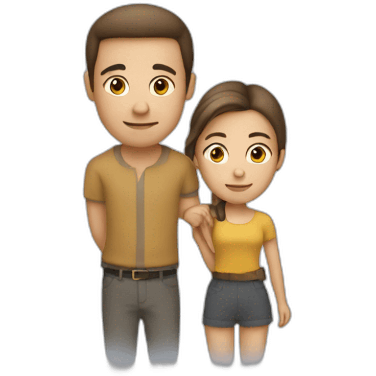 deux personne qui se sère la main  emoji