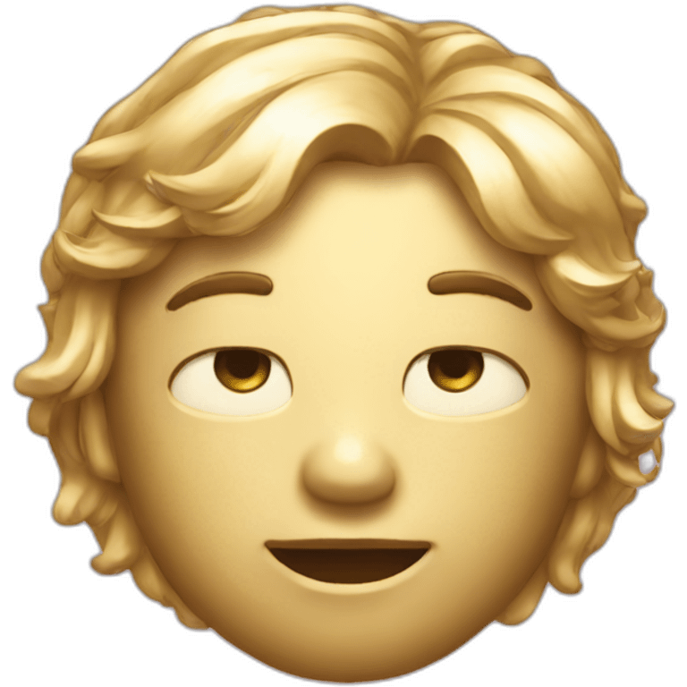 Gold foil emoji