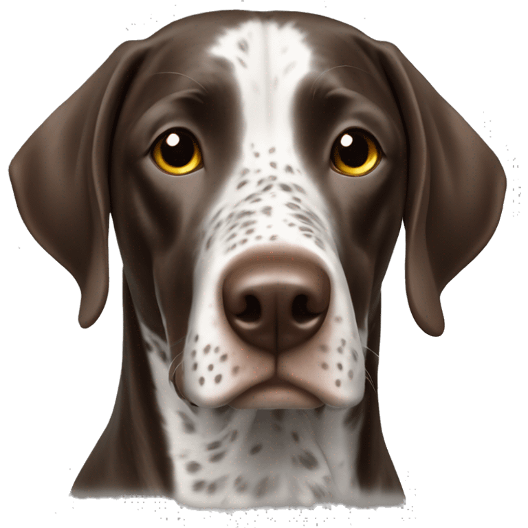 German shorthaired pointer emoji