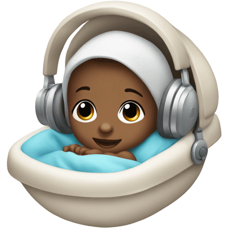 Newborn baby dj emoji