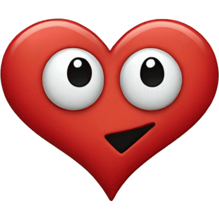 Clippy shaped like heart emoji