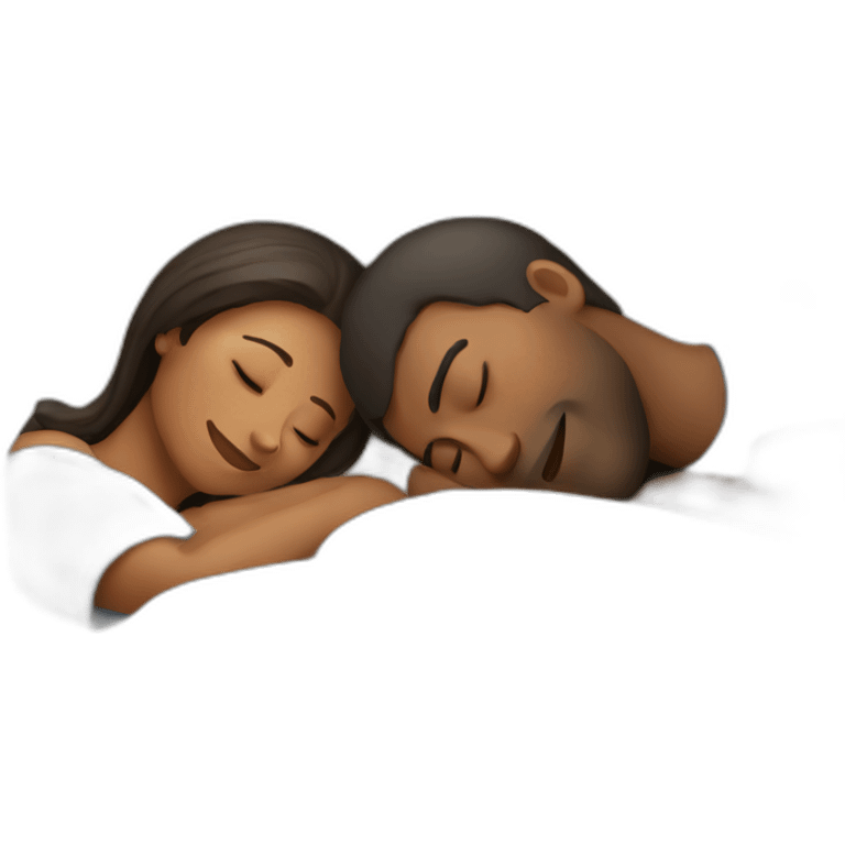 Couple sleeping  emoji