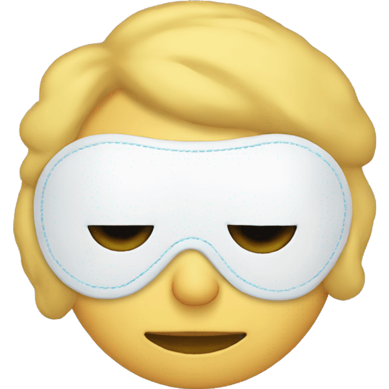 Sleep eye mask emoji