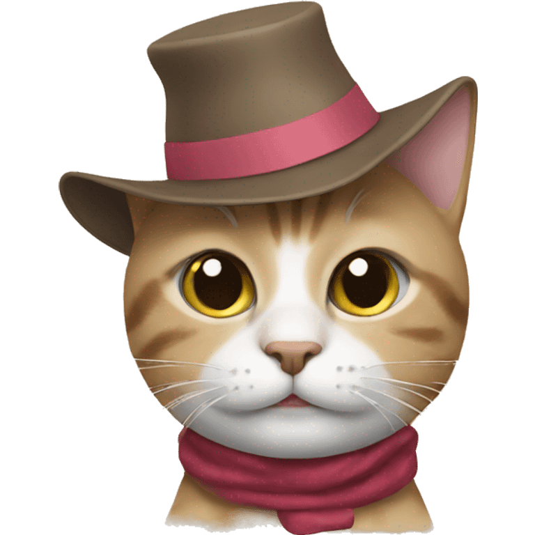 cat with a hat emoji