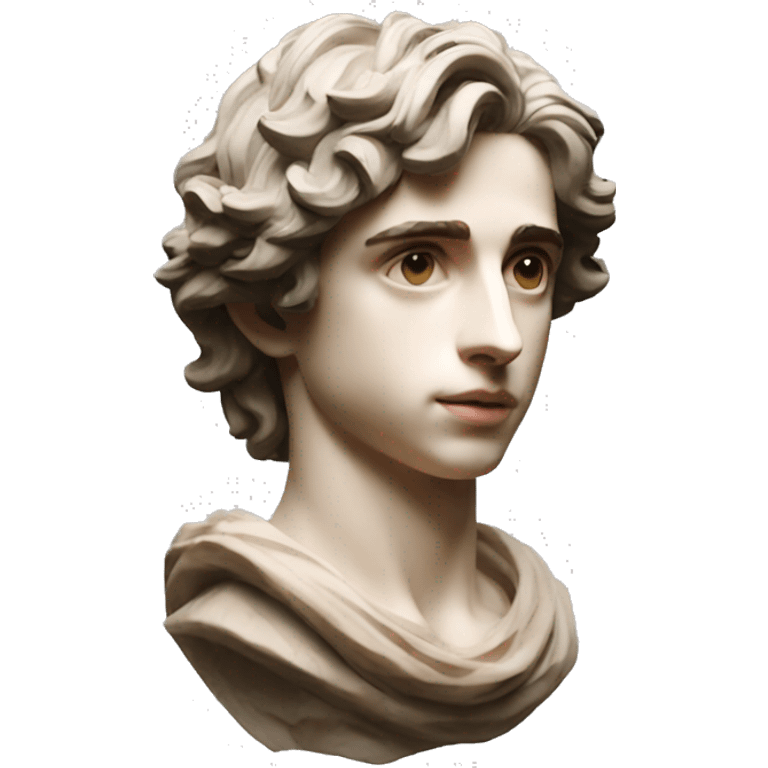 timothee chalamet roman sculpture emoji