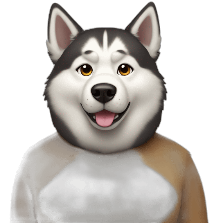 chonky boi husky emoji