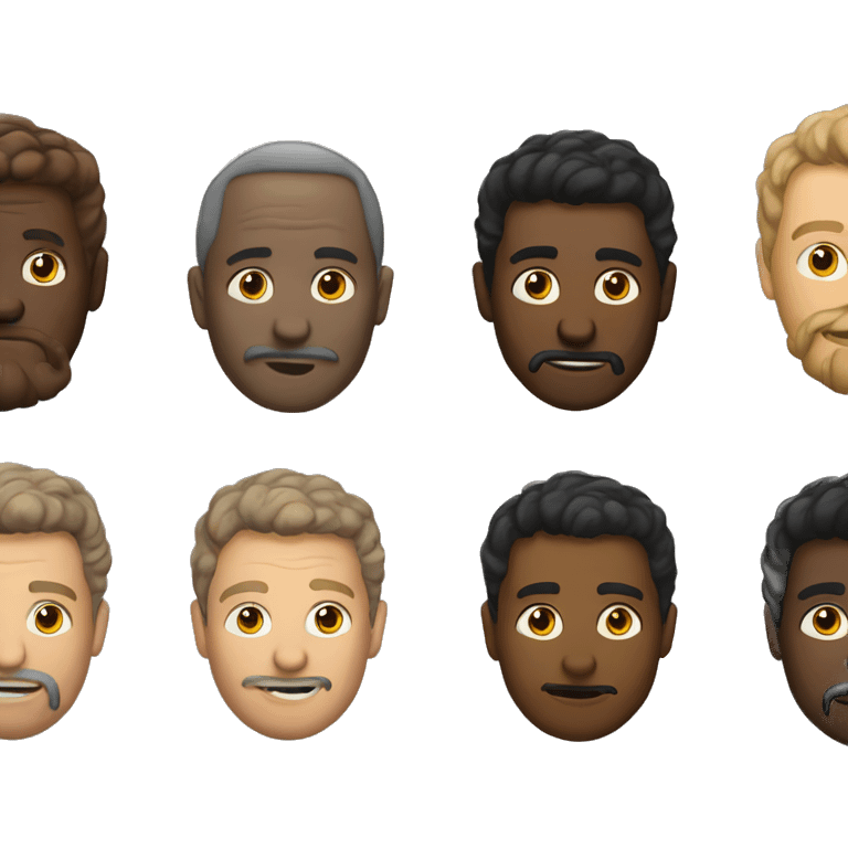 человек делает селфи emoji