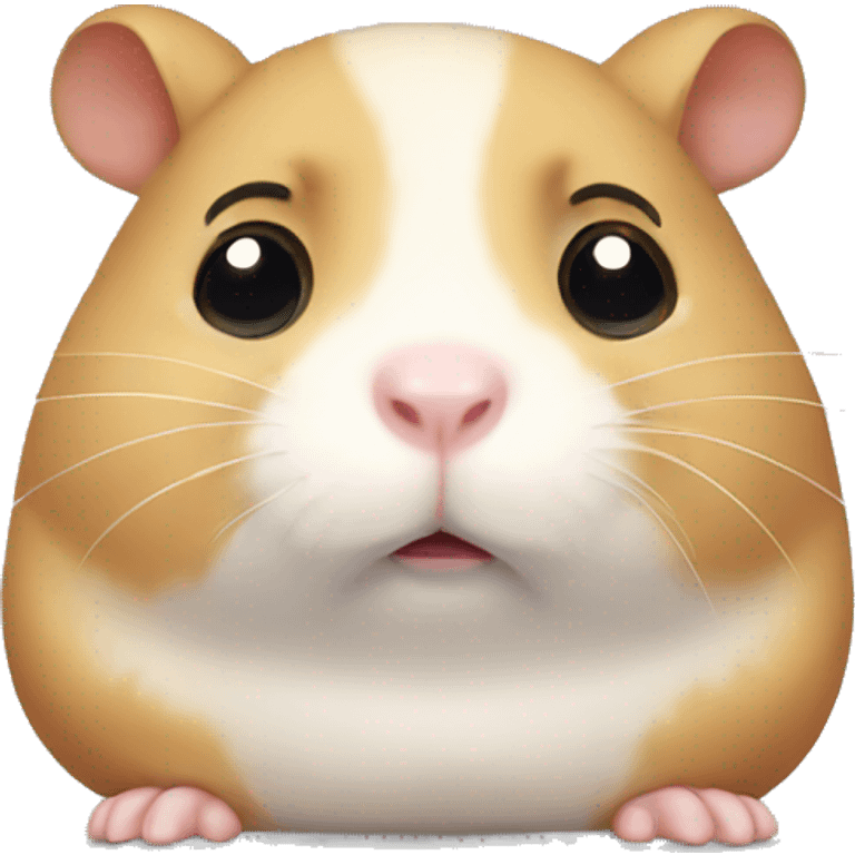 Sad hamster  emoji