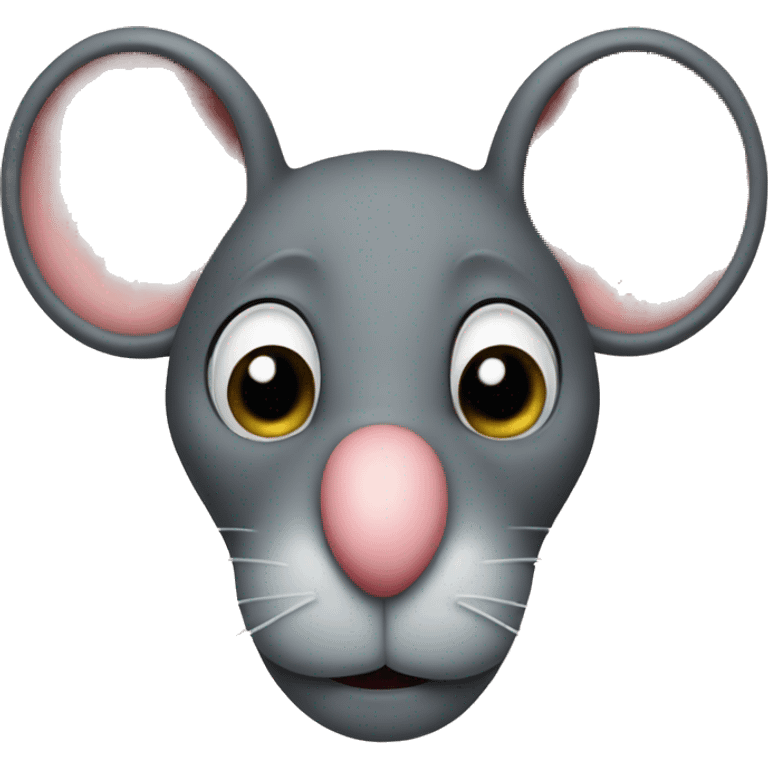 mouse face with liar nose emoji