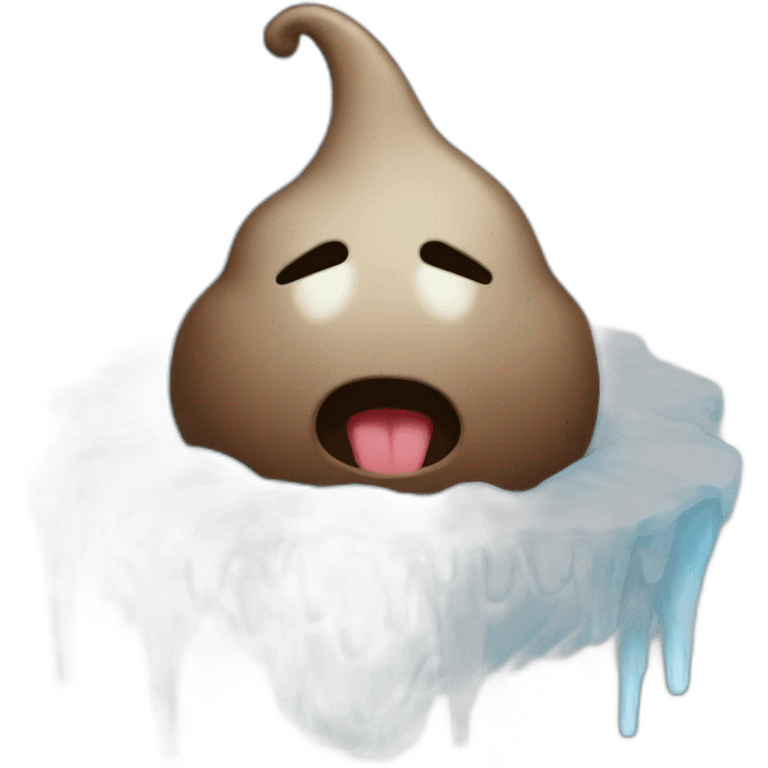 ice poop emoji