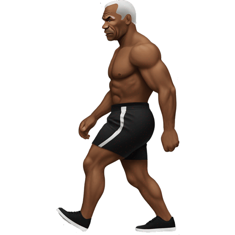 Mike Tyson butt walking away emoji