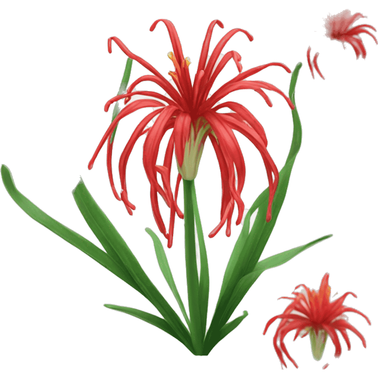 red spider lily emoji