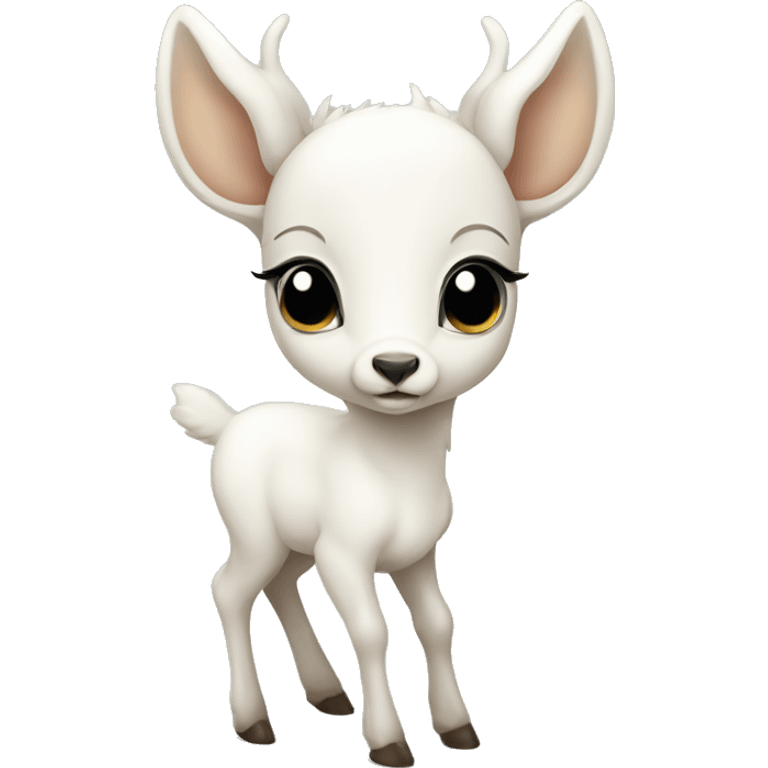 White baby deer emoji