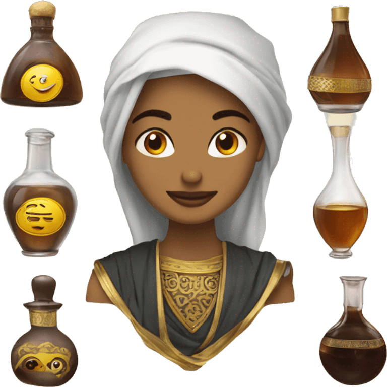 الراقي للعطور مع موجة emoji