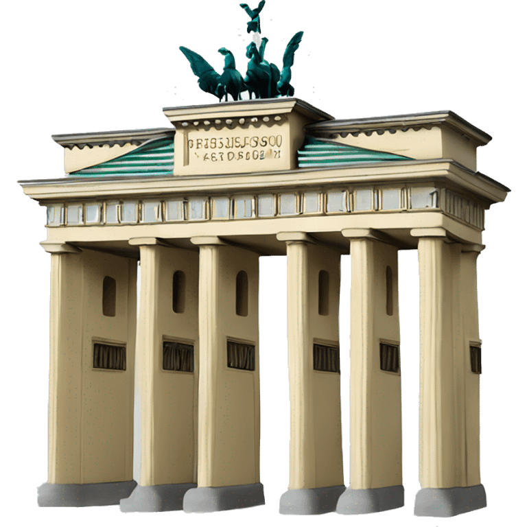 Brandenburg Gate Berlin emoji