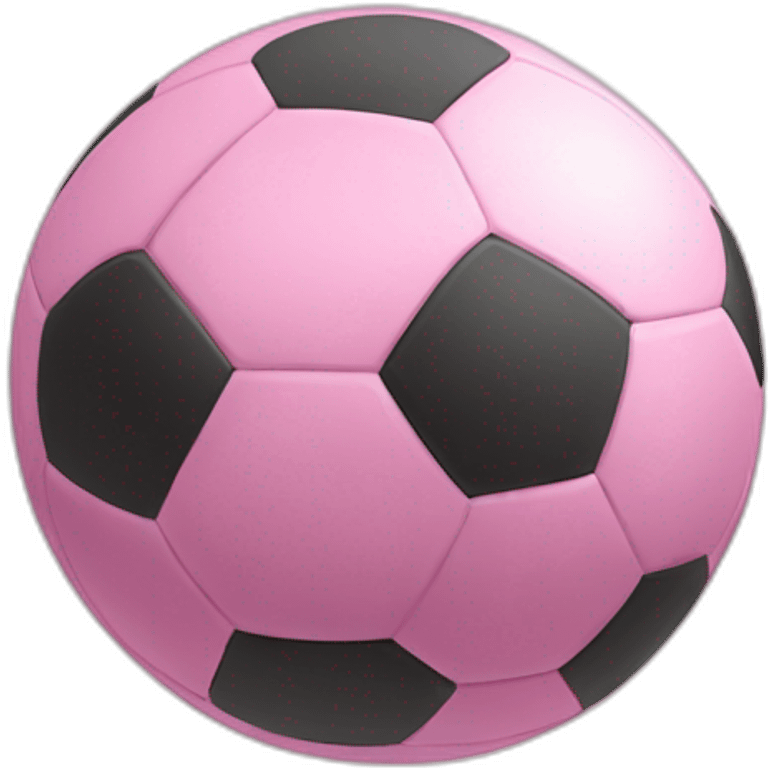 a soccer ball in rosa emoji