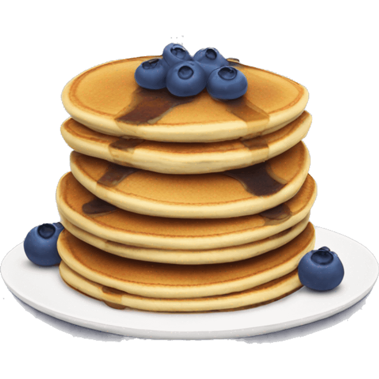 Blueberry stacked pancakes emoji