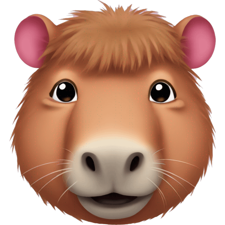 pink capybara emoji