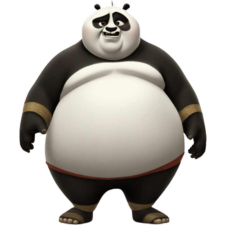 Fat Po from Kung fu panda  emoji