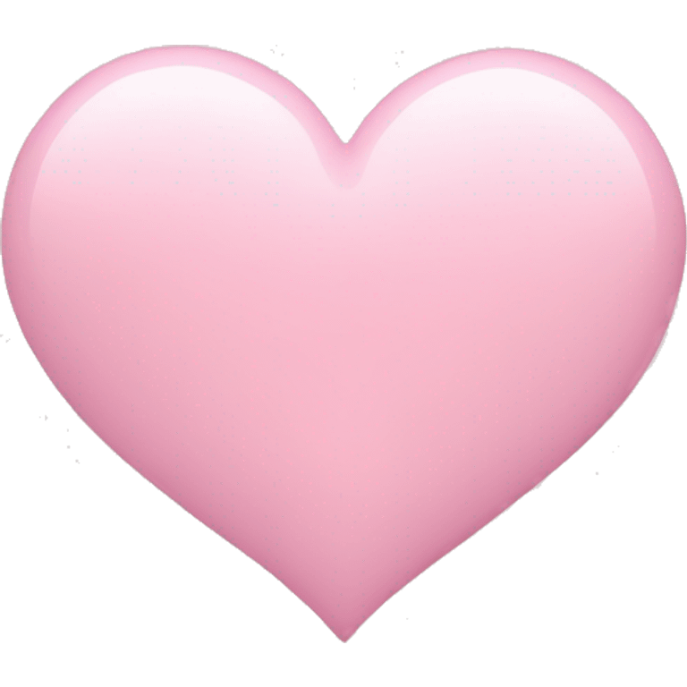 pastel pink heart emoji