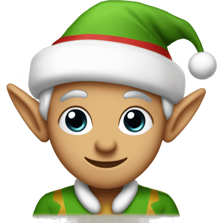 Christmas elf emoji