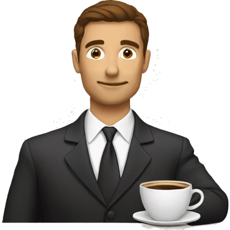 Lawyer with coffee  emoji