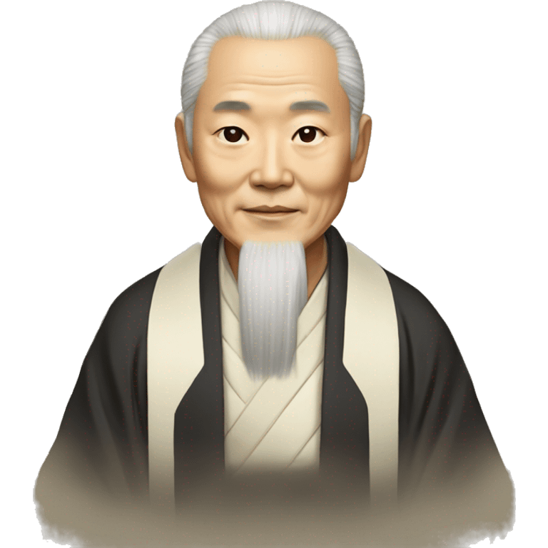 senior priest (of a Shinto shrine, below chief priest and deputy chief priest) emoji