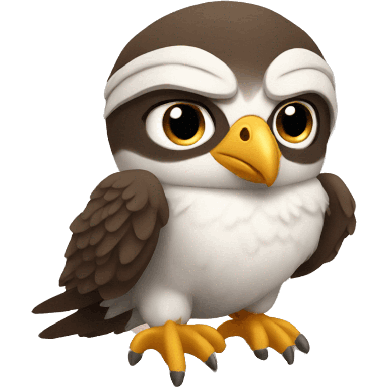 falcon as a cute mom emoji