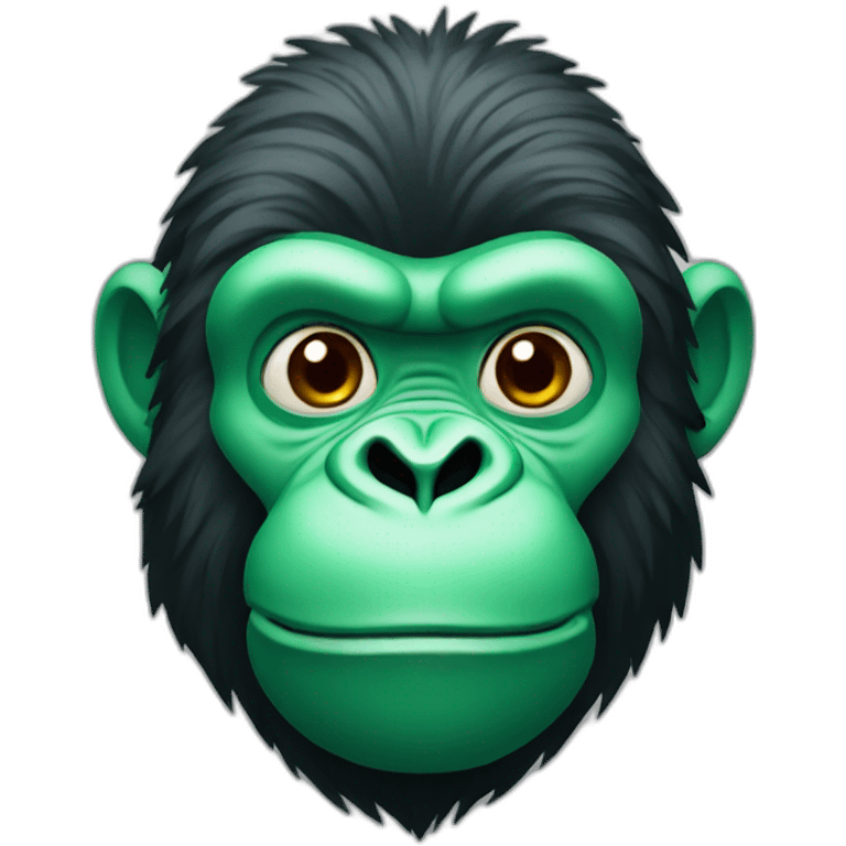 green gorilla emoji