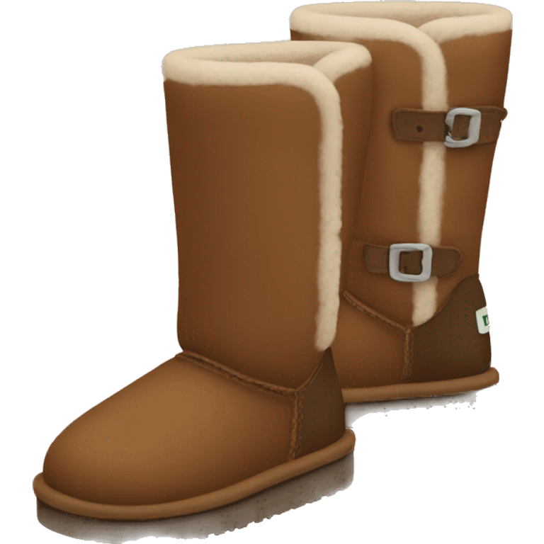 Brown Ugg boots emoji