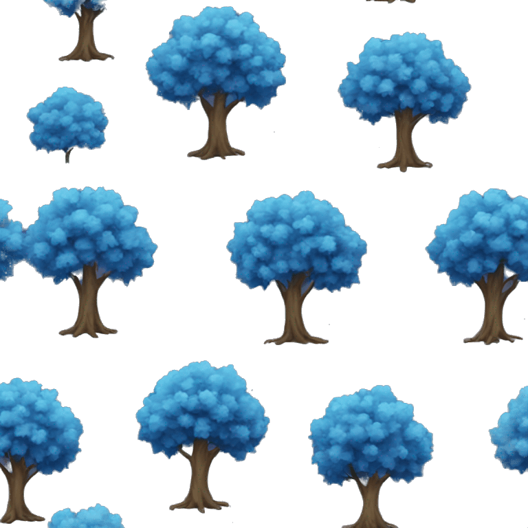 blue magic tree emoji