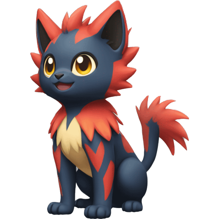  Quilava-Litten full body emoji