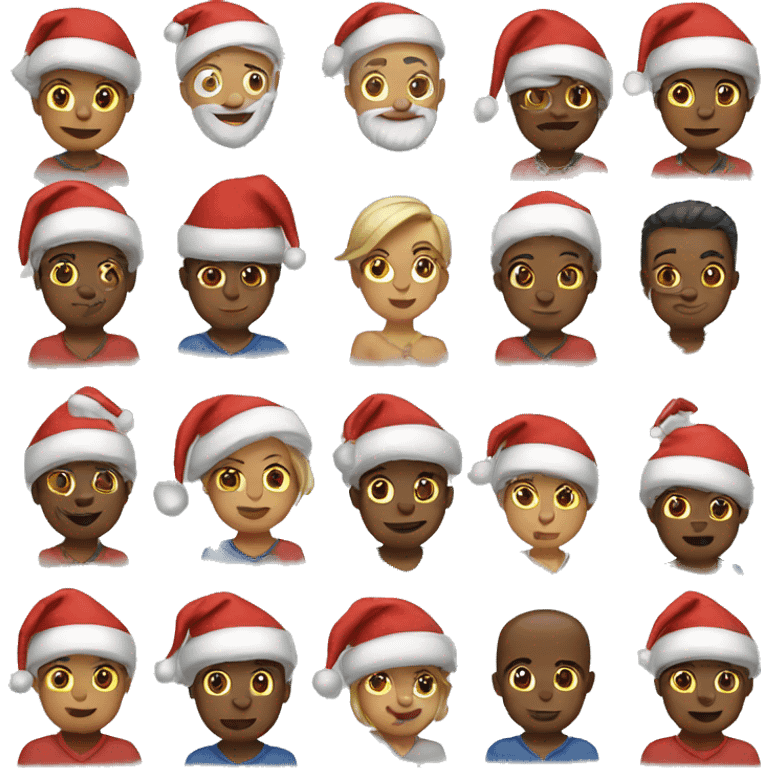 Christmas emojis emoji