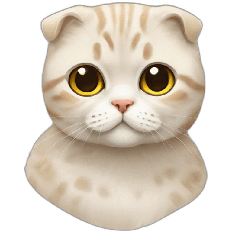 Scottish fold emoji