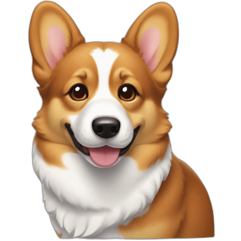 tricolor corgi emoji