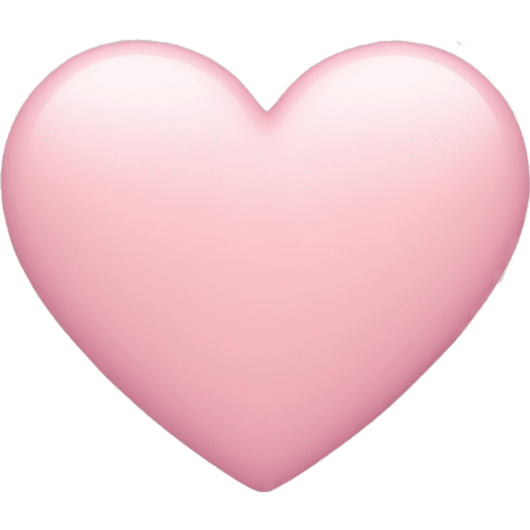 pastel pink heart emoji