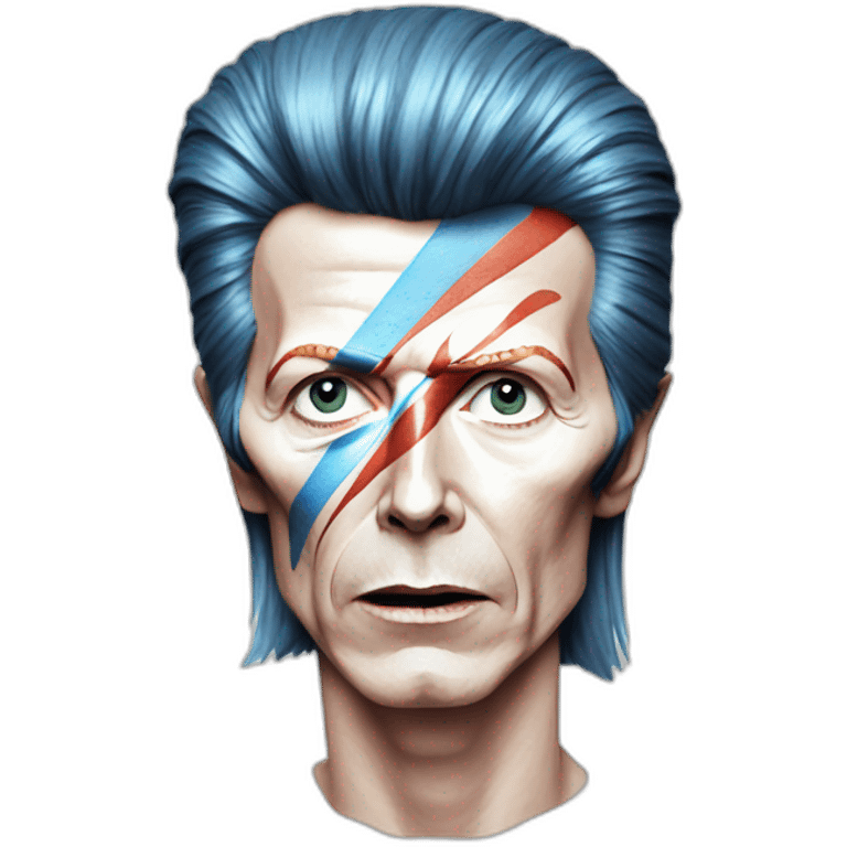 David Bowie - Ziggy stardust - expressions emoji