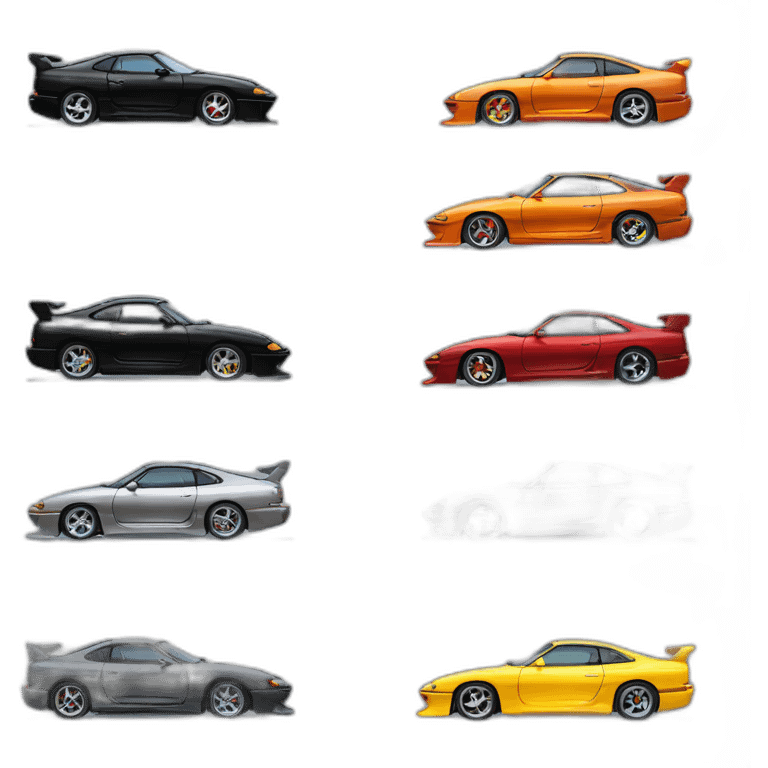 Fast and furious Supra mk4 emoji