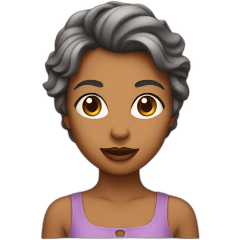 Chatte d'une femme emoji