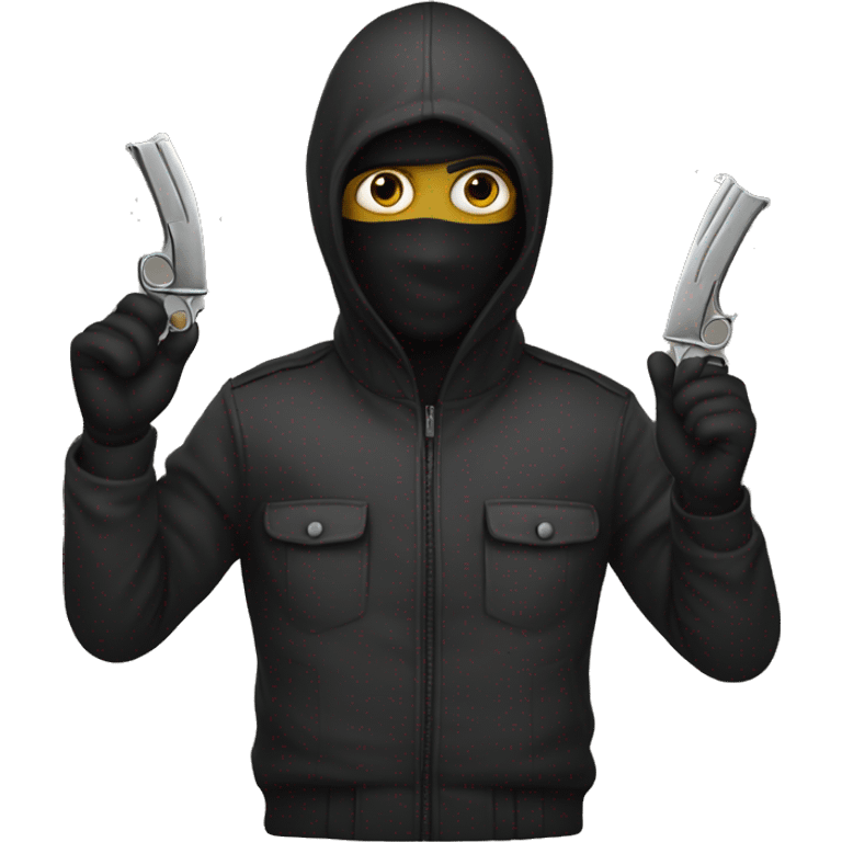 A robber emoji