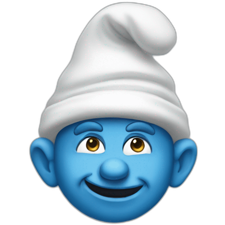 Old Smurf emoji