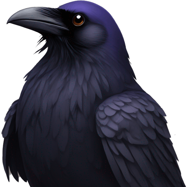 a raven emoji