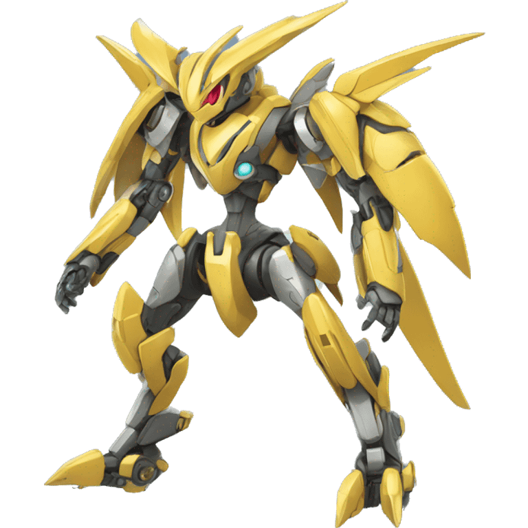 Futuristic Mechanical Pokémon-Medabot-Dragon full body emoji