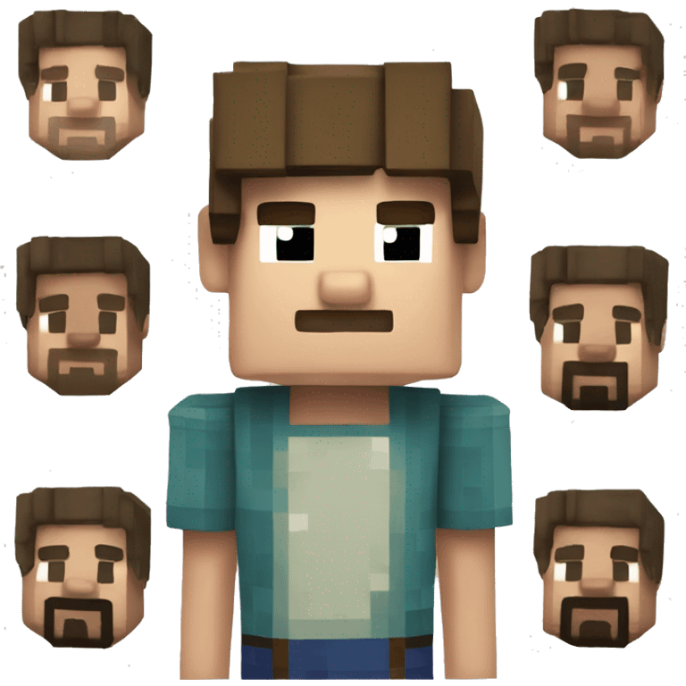 minecraft steve emoji