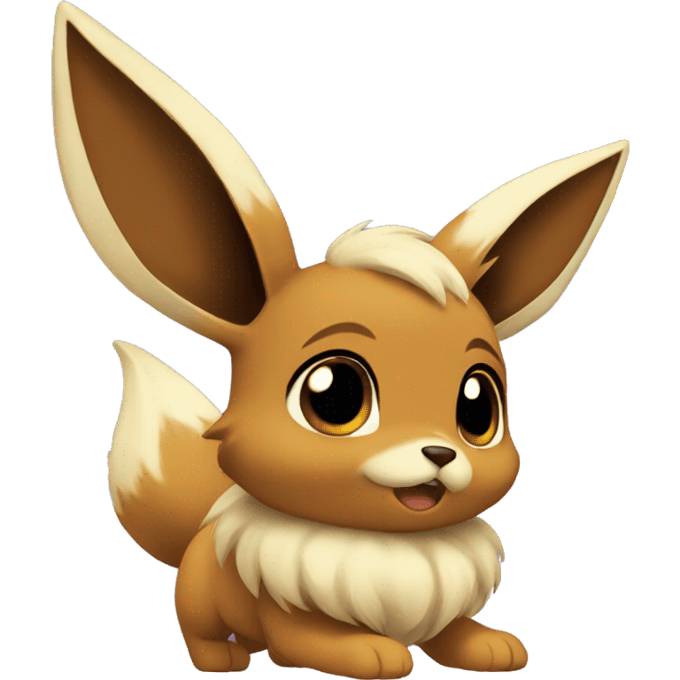 Eevee thinks emoji