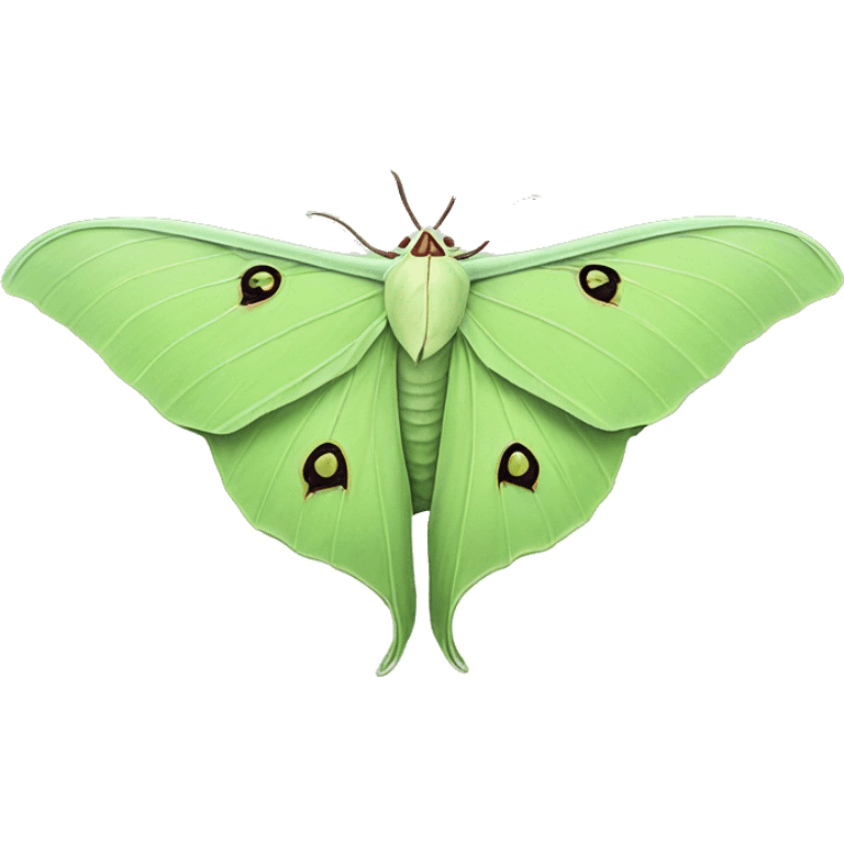 Luna moth emoji