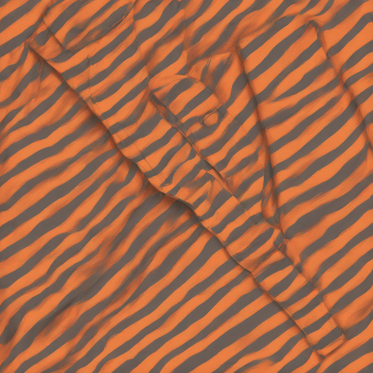 only orange stripe shirt emoji